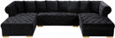 Presley 3 Piece Velvet Sectional