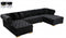 Presley 3 Piece Velvet Sectional