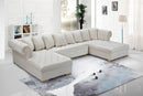 Presley 3 Piece Velvet Sectional