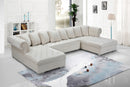 Presley 3 Piece Velvet Sectional