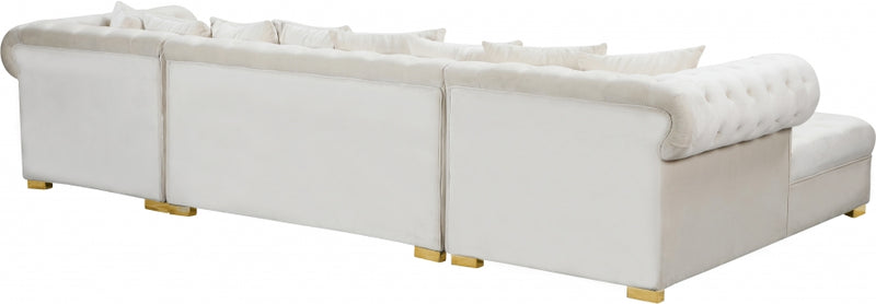 Presley 3 Piece Velvet Sectional