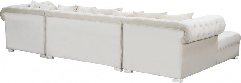 Presley 3 Piece Velvet Sectional