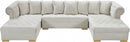 Presley 3 Piece Velvet Sectional