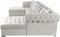 Presley 3 Piece Velvet Sectional
