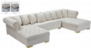 Presley 3 Piece Velvet Sectional