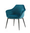 Modrest Wilson Modern Velvet & Black Dining Chair