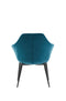 Modrest Wilson Modern Velvet & Black Dining Chair