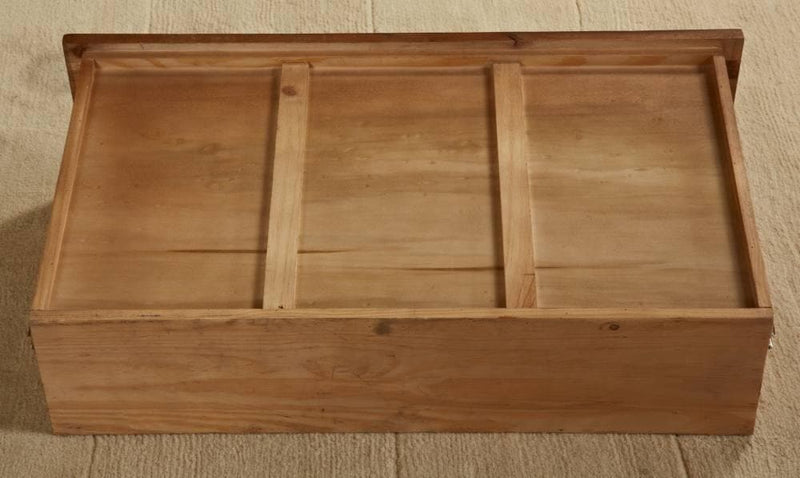 Meadow Five Drawer Solid Wood Chest in Brick Brown