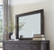 Meadow Solid Wood Beveled Glass Solid Wood Mirror in Graphite