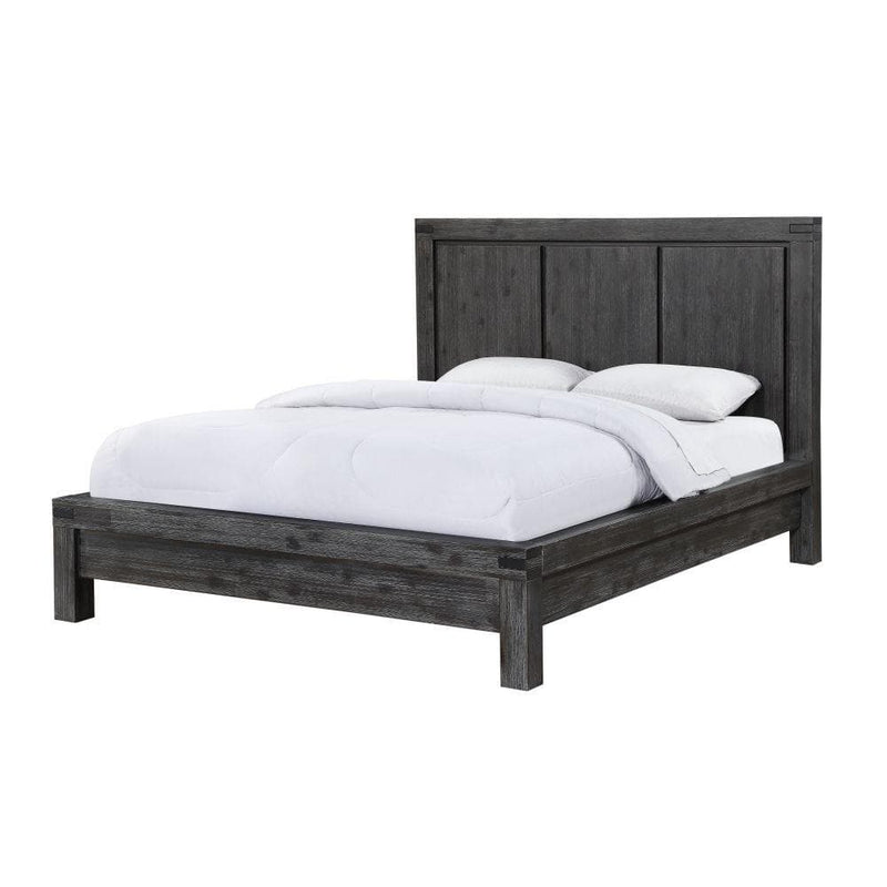 Meadow Solid Wood Platform Bed in Graphite