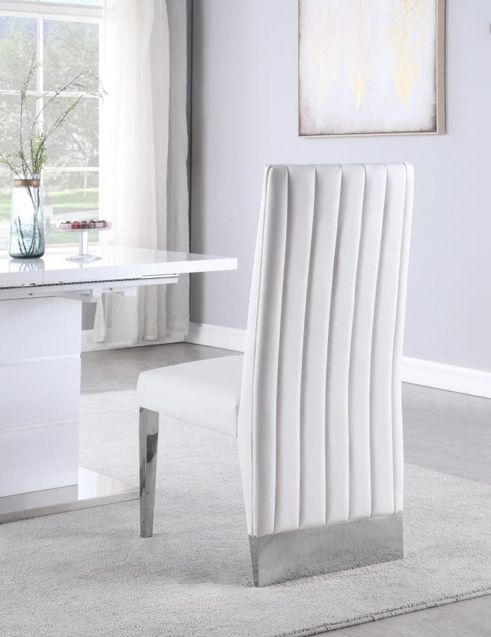 Porsha Faux Leather Dining Chair set of 2