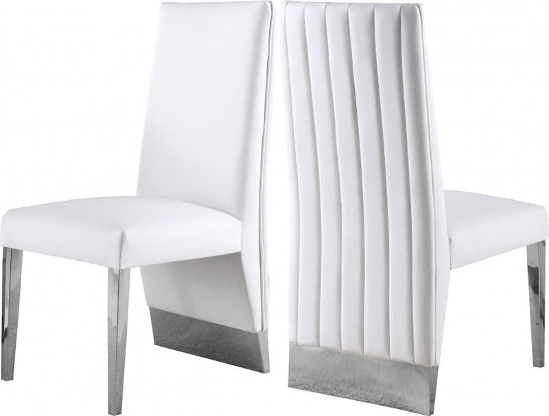 Porsha Faux Leather Dining Chair set of 2