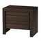Element Charging Station Nightstand in Chocolate Brown