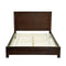 Element Wood Platform Bed in Chocolate Brown