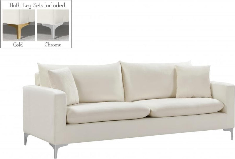 Naomi Velvet Sofa