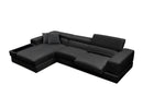 Divani Casa Pella Mini - Modern Leather Left Facing Sectional Sofa