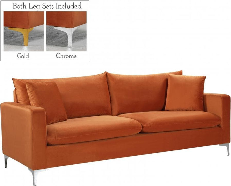 Naomi Velvet Sofa