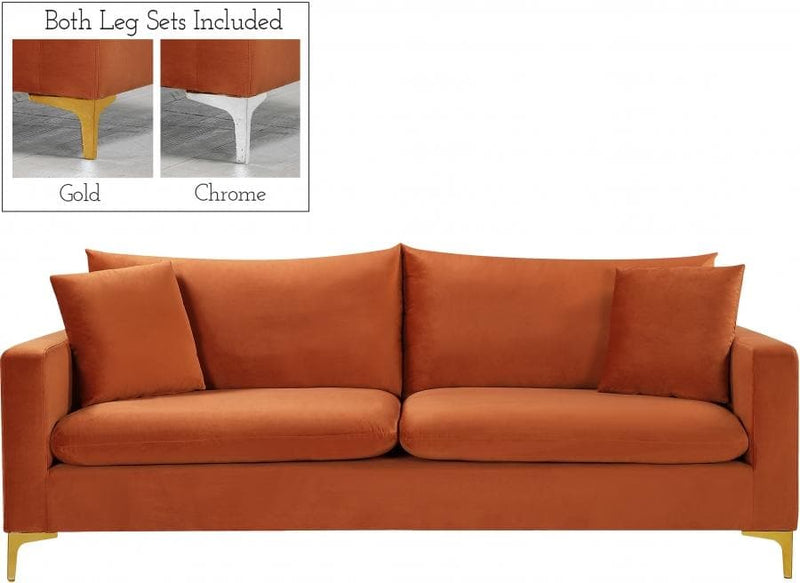Naomi Velvet Sofa