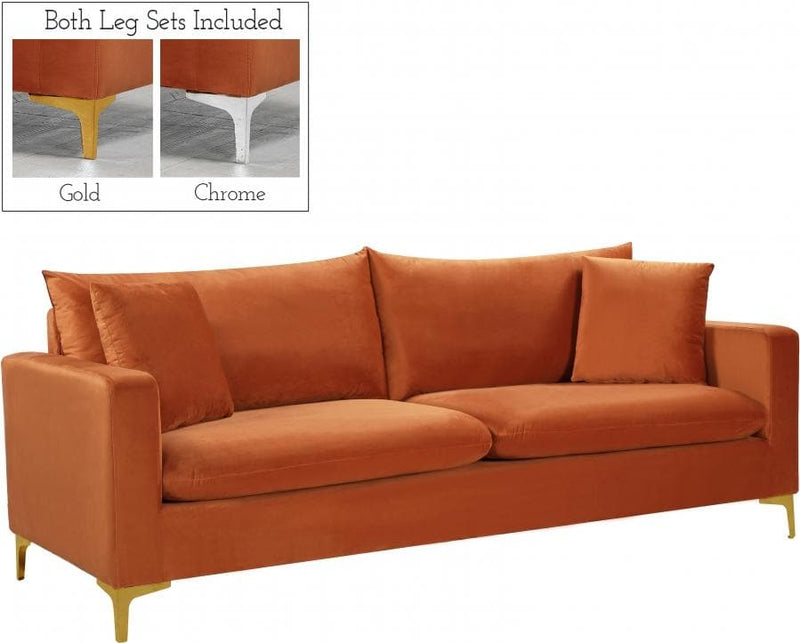 Naomi Velvet Sofa