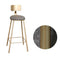 Nordic Golden Counter Stool