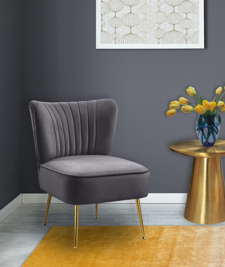 Tess Velvet Accent Chair