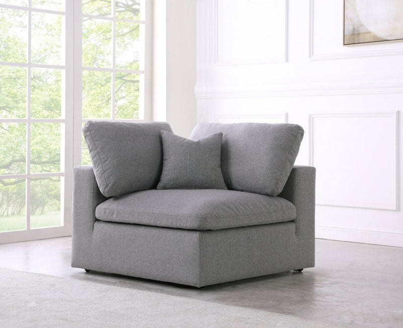 Serene Linen Deluxe Cloud Modular Overstuffed Chair