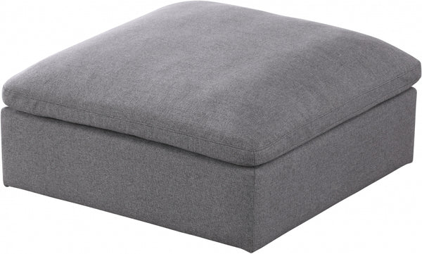 Serene Linen Deluxe Cloud Modular Overstuffed Ottoman