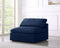 Serene Linen Deluxe Cloud Modular Overstuffed Armless Chair