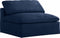 Serene Linen Deluxe Cloud Modular Overstuffed Armless Chair