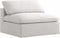 Serene Linen Deluxe Cloud Modular Overstuffed Armless Chair