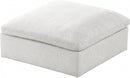 Serene Linen Deluxe Cloud Modular Overstuffed Ottoman