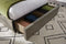 Alexandra Solid Wood Storage Bed in Rustic Latte