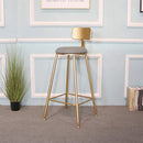 Nordic Golden Counter Stool