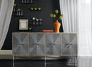Hooker Furniture Living Room Melange Zola Four-Door Credenza