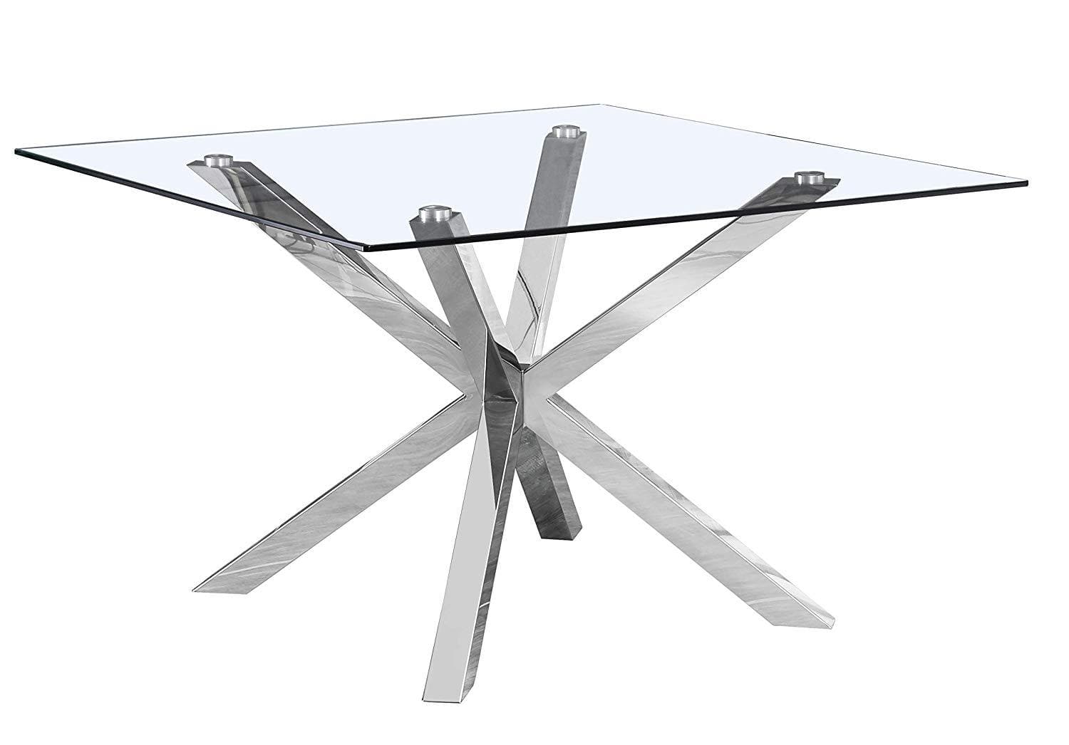 Kyle Square Glass Dining Table 48"