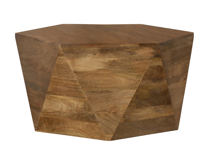 Zalika Hexagonal Coffee Table Natural