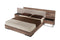 Nova Domus Matteo - Italian Modern Walnut & Fabric Bed