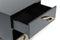 Modrest Legend Modern Black & Gold Nightstand