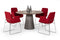 Modrest Altair Modern Red Fabric Dining Chair