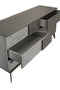 Nova Domus Palermo Italian Modern Faux Concrete & Grey Bedroom Set