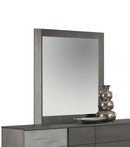 Nova Domus Palermo Italian Modern Faux Concrete & Grey Bedroom Set