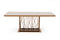 Modrest Marston Modern White Marble & Rosegold Dining Table