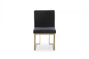 Modrest Fowler - Modern Black Fabric Dining Chair (Set of 2)