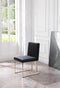 Modrest Fowler - Modern Black Fabric Dining Chair (Set of 2)