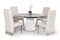 Modrest Cabaret Modern White Round Dining Table