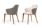 Modrest Megan Modern Beige & Grey Dining Chair