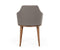 Modrest Megan Modern Beige & Grey Dining Chair