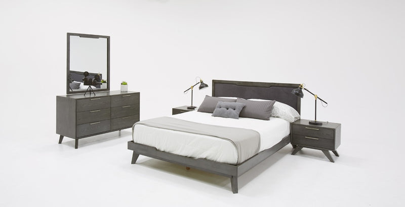 Nova Domus Soria Modern Grey Wash Bedroom Set
