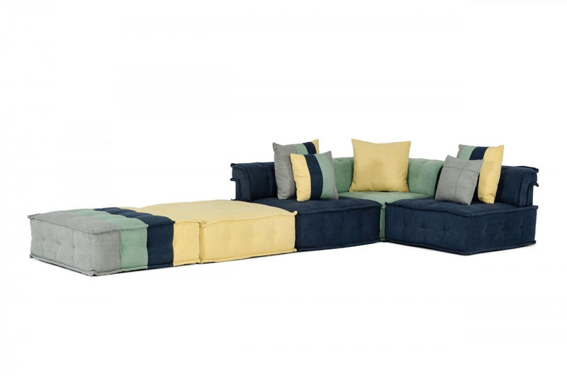 Divani Casa Dubai Modular Fabric Sectional Sofa