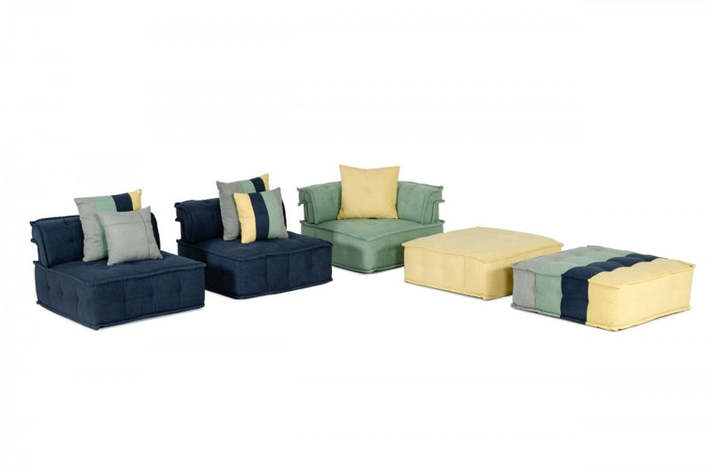 Divani Casa Dubai Modular Fabric Sectional Sofa